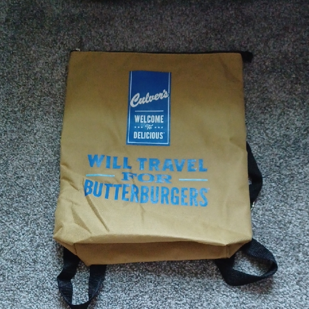 New Culver's Restaurant RoadTrip Bag